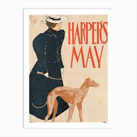 Harper's May, Edward Penfield 1 Art Print