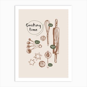 Cooking Time Art Print