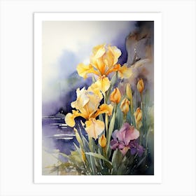 Iris Painting Art Print