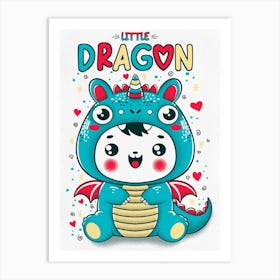 Little Dragon Art Print