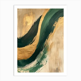 Emerald Wave Art Print