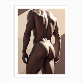 Adonis Unveiled: The Anatomy of Aesthetic Perfection Art Print