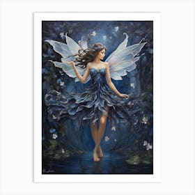 Blue Fairy Art Print