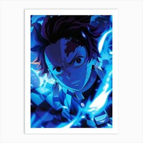 Tanjiro Kamado Demon Slayer 3 Art Print