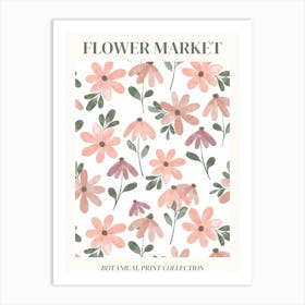 Flower Market Botanical Collection Art Print