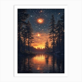 Starry Night 58 Art Print