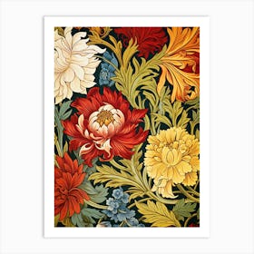 Floral Pattern 37 Art Print