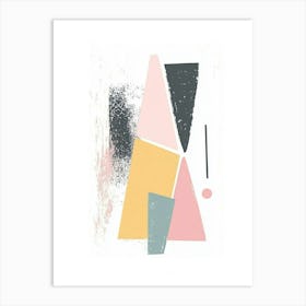 Abstract Triangles 2 Art Print