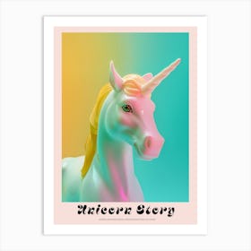 Pastel Toy Unicorn Photography 5 Poster Art Print