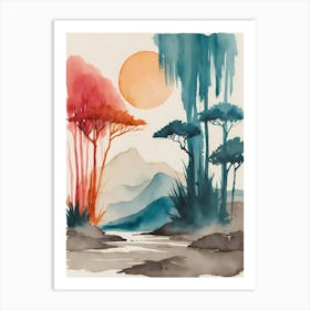 Watercolor Painting 59 Art Print