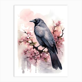 Crow bird Art Print