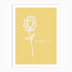 Sunflower Art Print