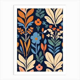 Floral Pattern 2 Art Print