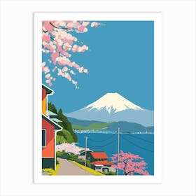 Hakone Japan 3 Colourful Illustration Art Print