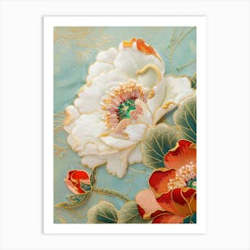 Chinese Flower Painting 62 Art Print