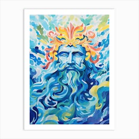 Poseidon Portrait 3 Art Print