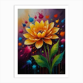 Dahlia 1 Art Print