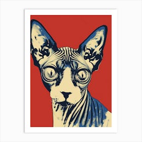 Sphynx Cat 2 Art Print