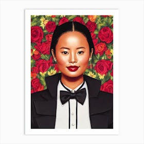 Jamie Chung Illustration Movies Art Print