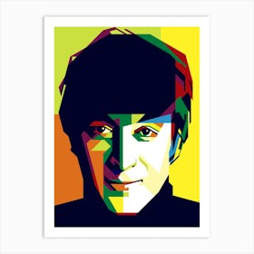 John Lennon Wpap Pop art 1 Art Print