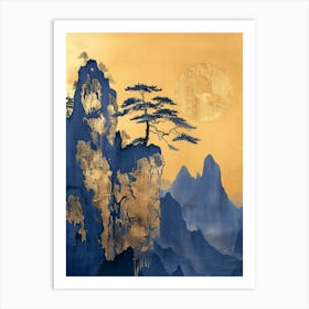 Asian Landscape Canvas Print Art Print