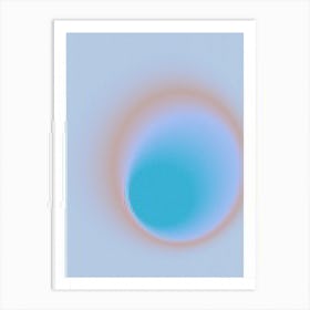 Blue Sphere Art Print