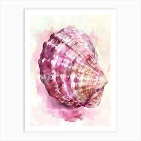 Watercolor Sea Shell 9 Art Print