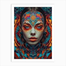 PsychedelicWoman Art Print