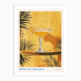 Art Deco Daiquiri 3 Poster Art Print