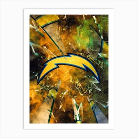 Los Angeles Chargers Art Print