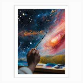 Galaxy Painting 1 Art Print