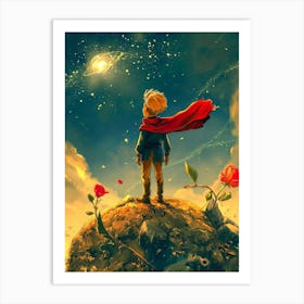 Vibrant Little Prince Art Print