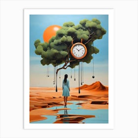 'The Clock' Art Print