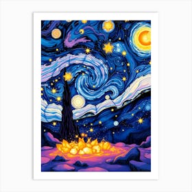 Starry Night 28 Art Print