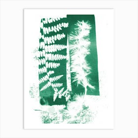 Into the abstract woods Art Print