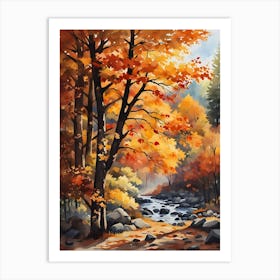 Autumn Forest 4 Art Print