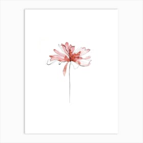 Pink Flower 1 Art Print