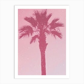 Pink Palm Tree 1 Poster