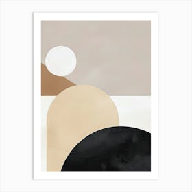 Tranquil Flow Minimalist Style Art Print