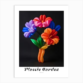 Bright Inflatable Flowers Poster Portulaca 1 Art Print