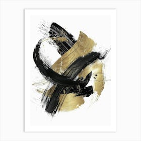 Abstract Brushstrokes Canvas Print 9 Art Print