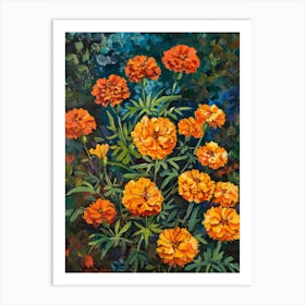 Marigolds Art Print