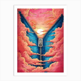 Butterfly In The Sky Art Print