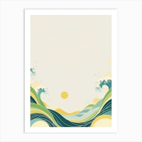 Ocean Wave 4 Art Print