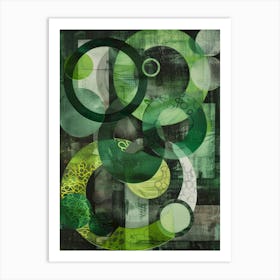 Abstract Circles 92 Art Print