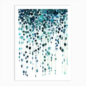 Water Droplet Painting Art Print