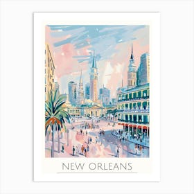 New Orleans Cityscape Art Print