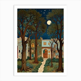 William Morris Night In The Woods 5 Art Print