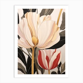 Flower Illustration Tulip 1 Art Print