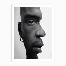 Portrait Of A Black Man Art Print